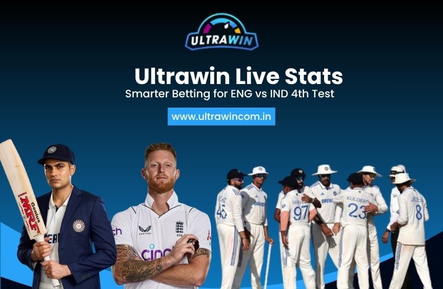 Read more about the article Ultrawin Live Stats: Smarter Betting for ENG vs IND 4th Test
